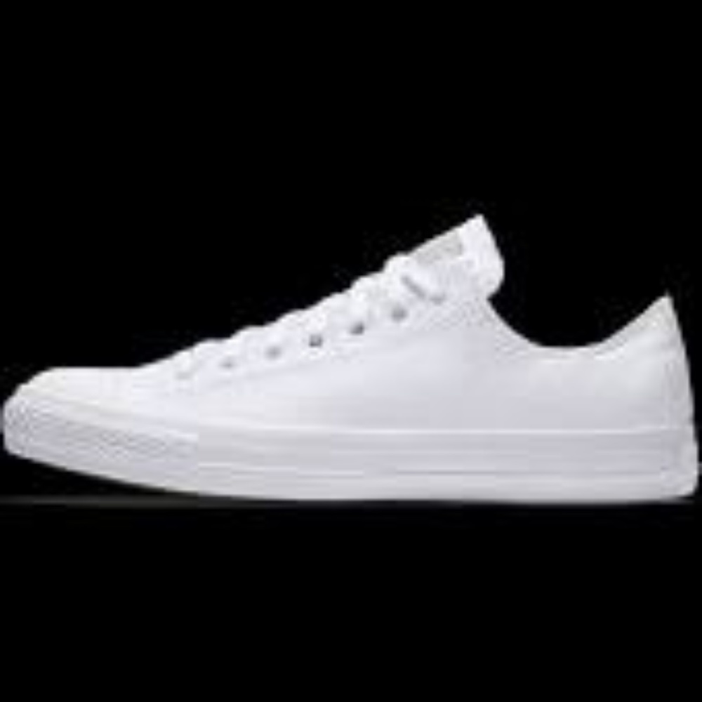 White Leather Converse